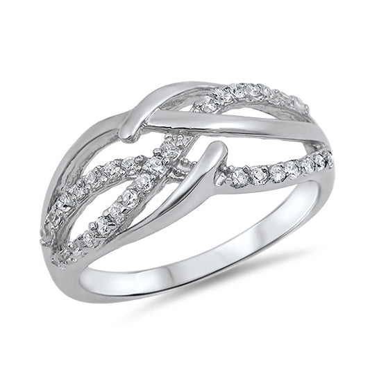 Silver CZ Ring