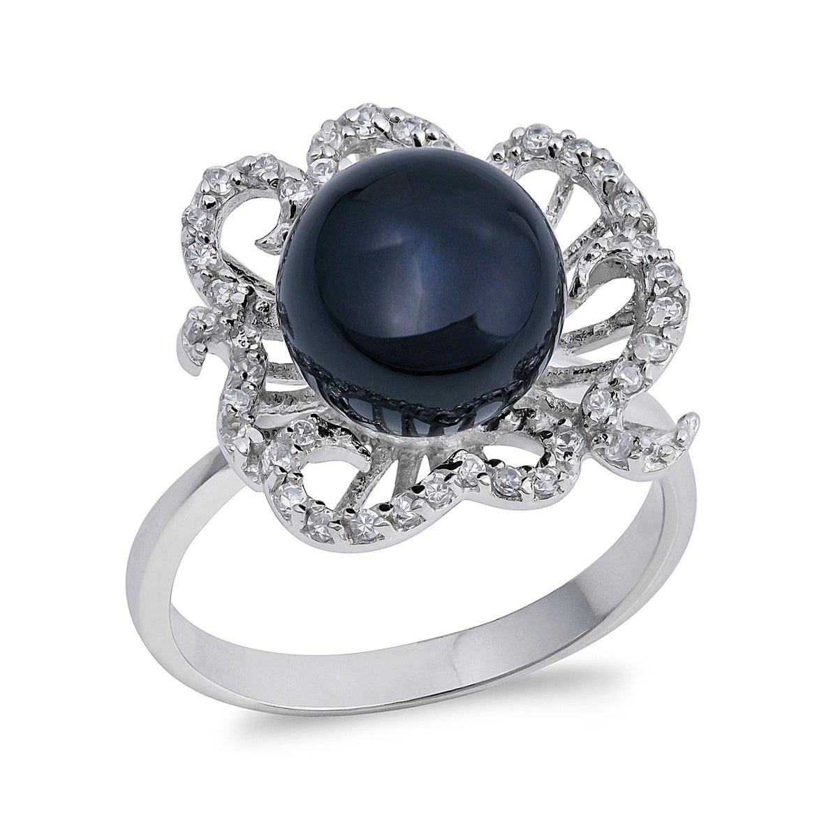 Silver CZ Ring