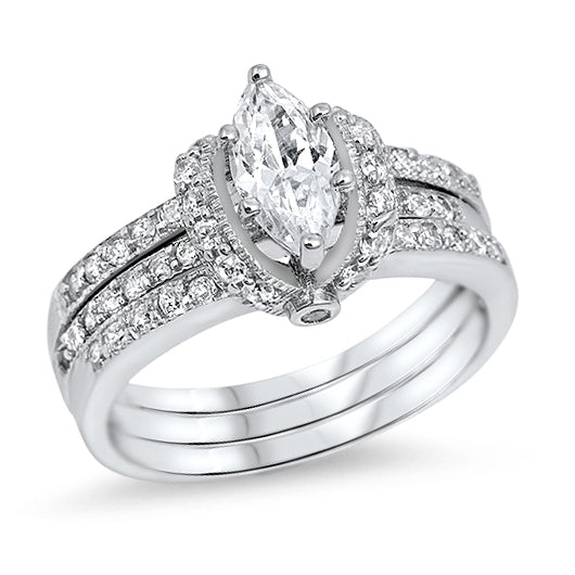 Silver CZ Ring