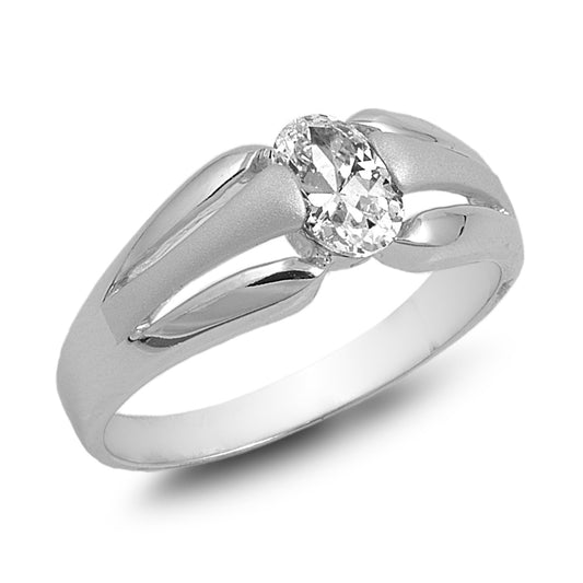 Silver CZ Ring