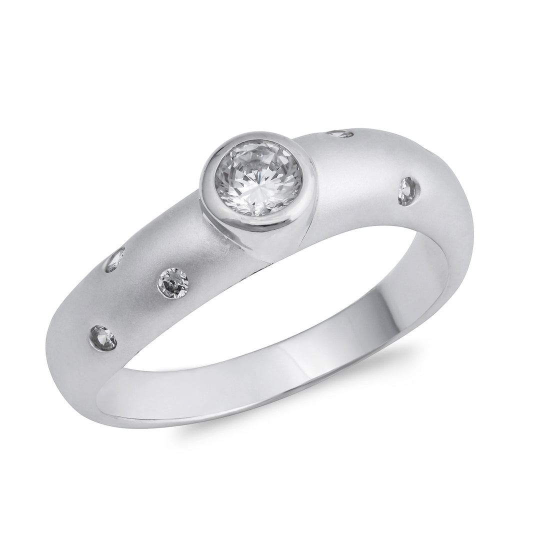 Silver CZ Ring