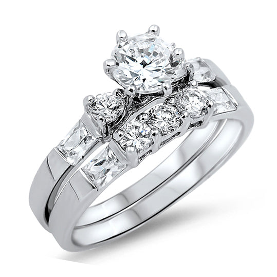 Silver CZ Ring