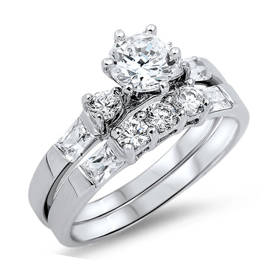 Silver CZ Ring