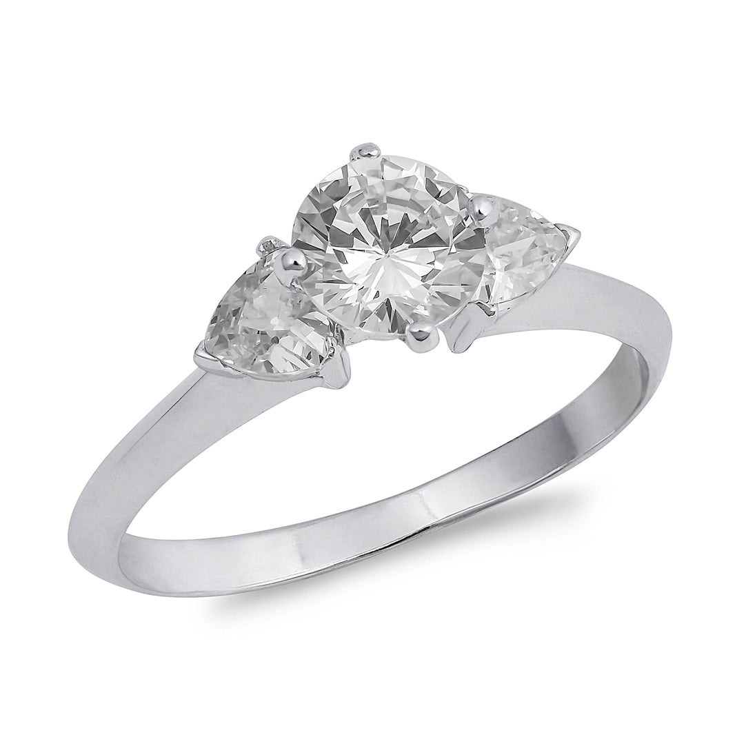 Silver CZ Ring