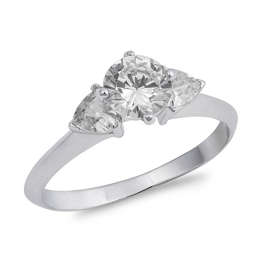 Silver CZ Ring