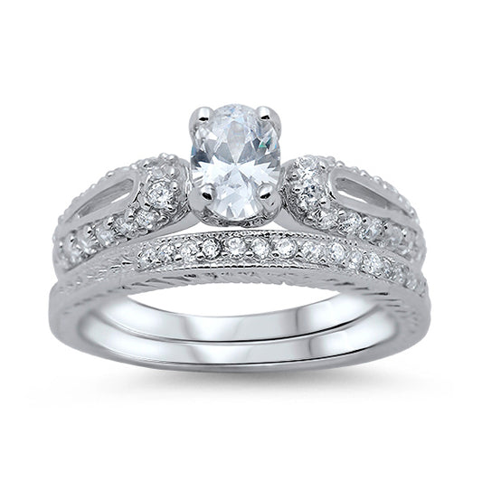 Silver CZ Ring