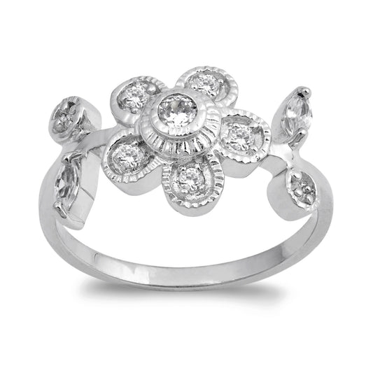 Silver CZ Ring