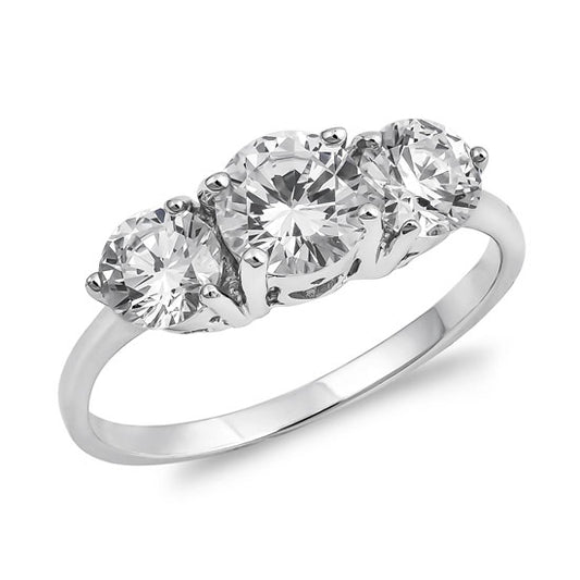 Silver CZ Ring