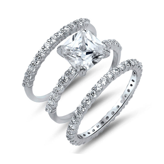 Silver CZ Ring