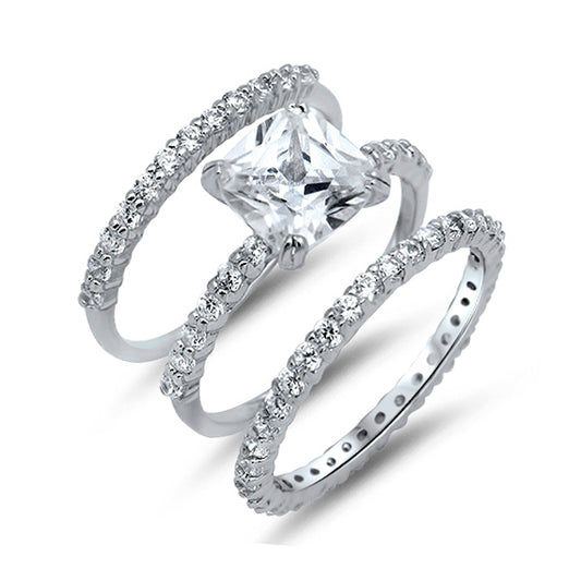Silver CZ Ring