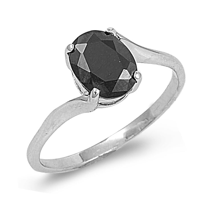 Silver CZ Ring - Solitaire