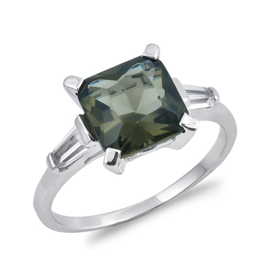 Silver CZ Ring