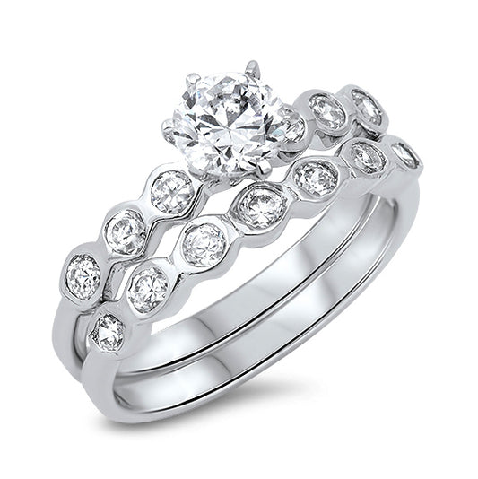 Silver CZ Ring