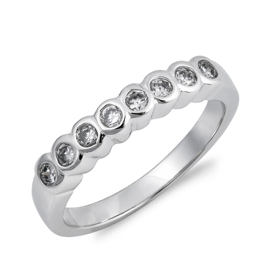Silver CZ Ring