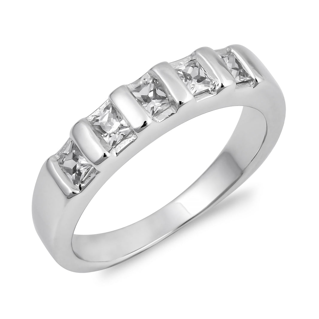 Silver CZ Ring