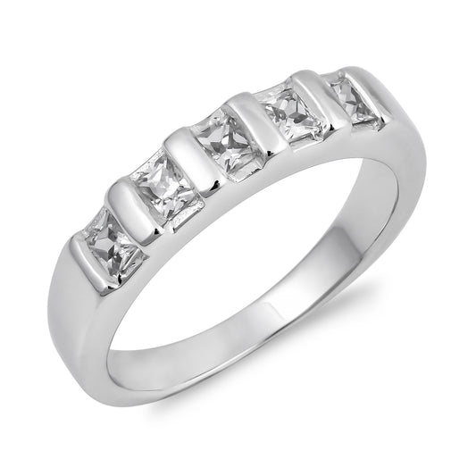 Silver CZ Ring