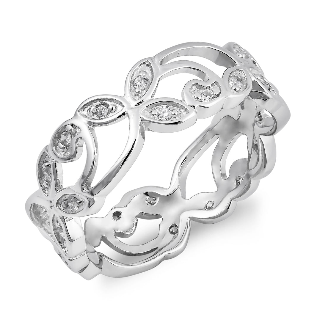 Silver CZ Ring