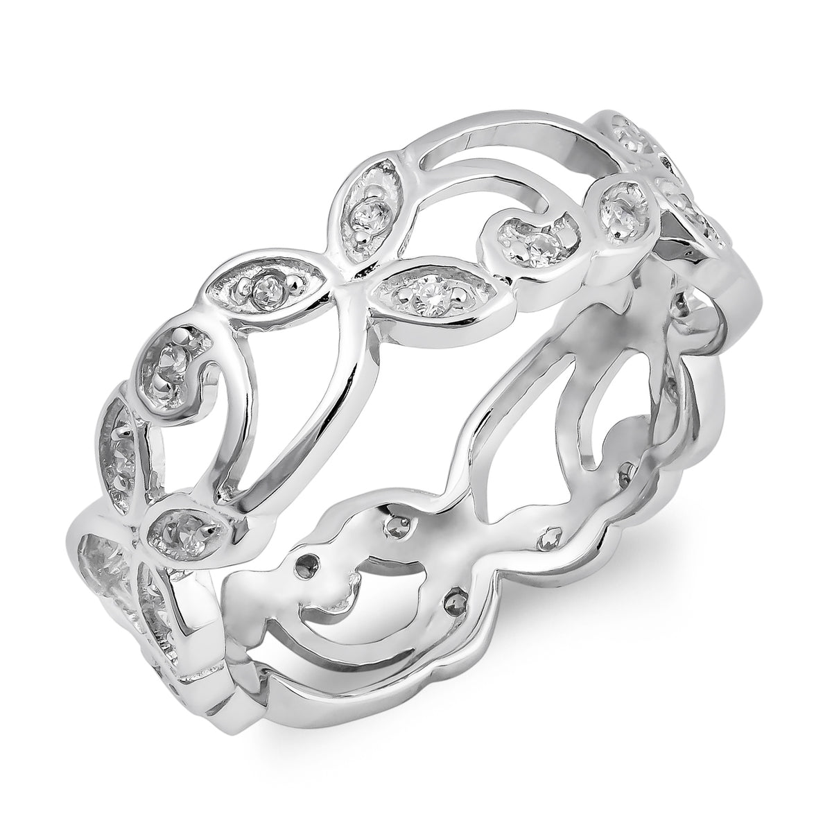 Silver CZ Ring