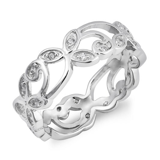 Silver CZ Ring