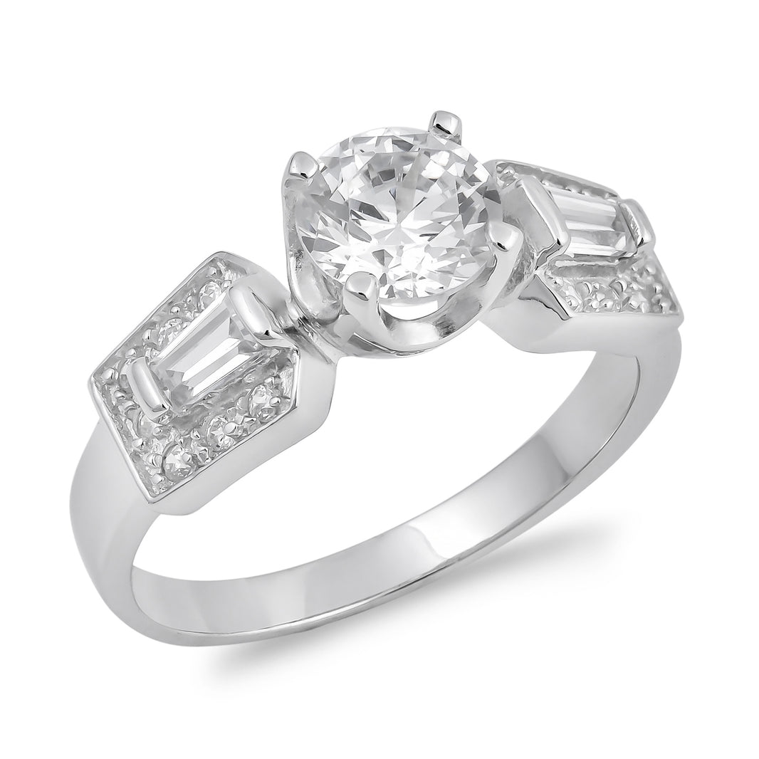 Silver CZ Ring
