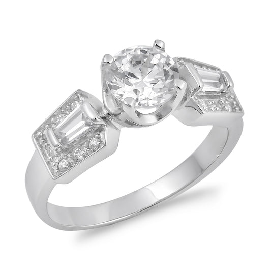 Silver CZ Ring
