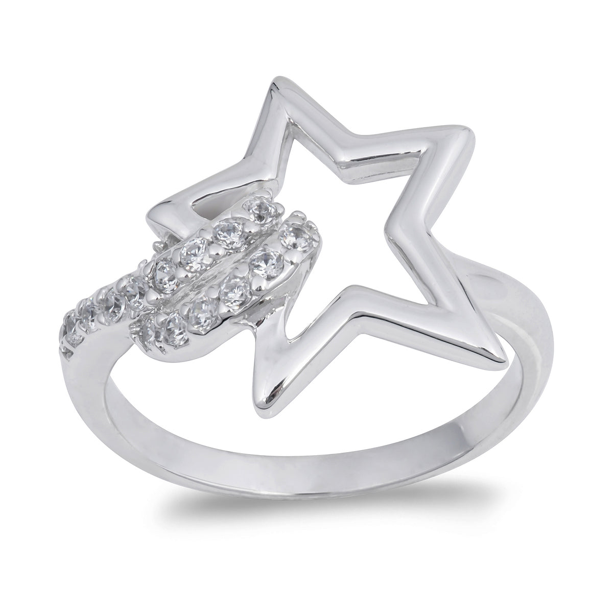 Silver CZ Ring