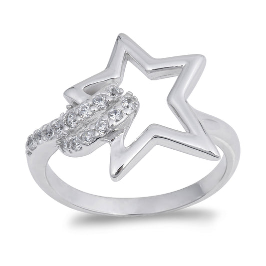 Silver CZ Ring