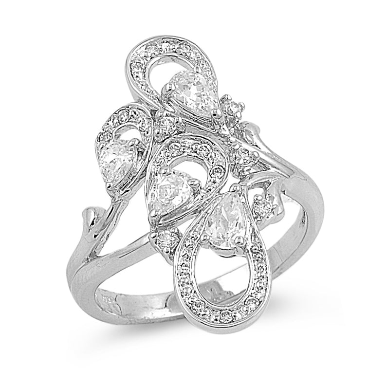 Silver CZ Ring