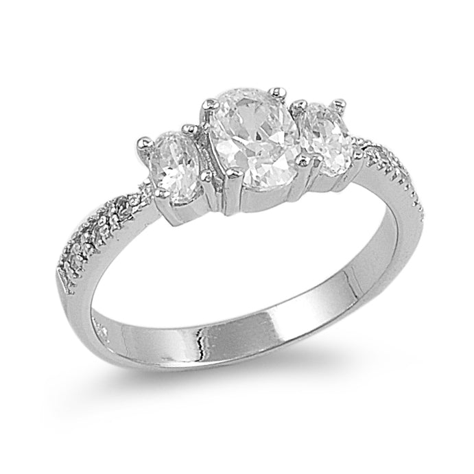 Silver CZ Ring