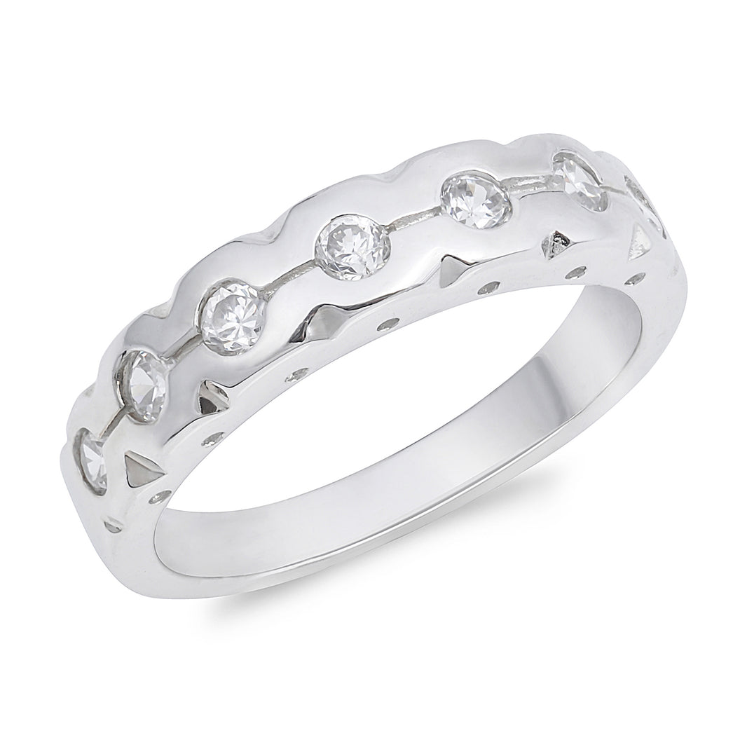 Silver CZ Ring