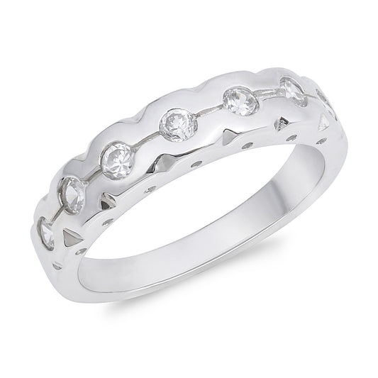 Silver CZ Ring