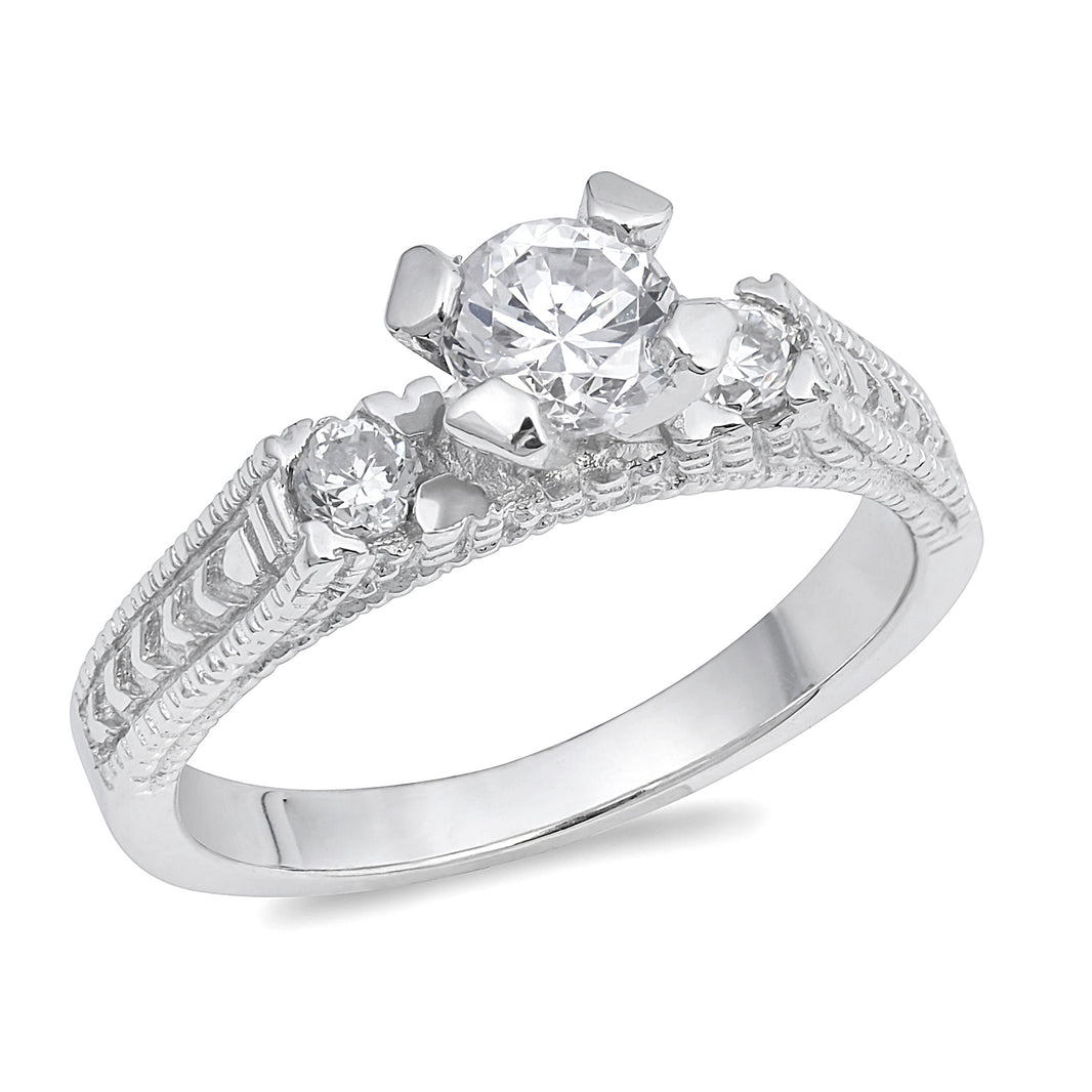 Silver CZ Ring