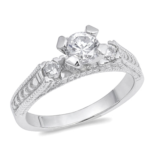Silver CZ Ring