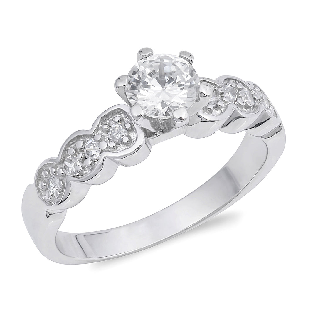 Silver CZ Ring