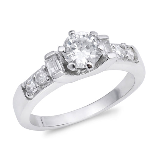 Silver CZ Ring