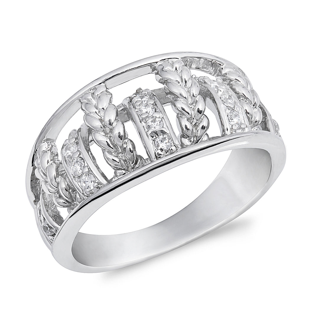 Silver CZ Ring