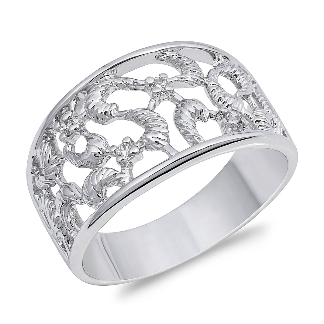 Silver CZ Ring