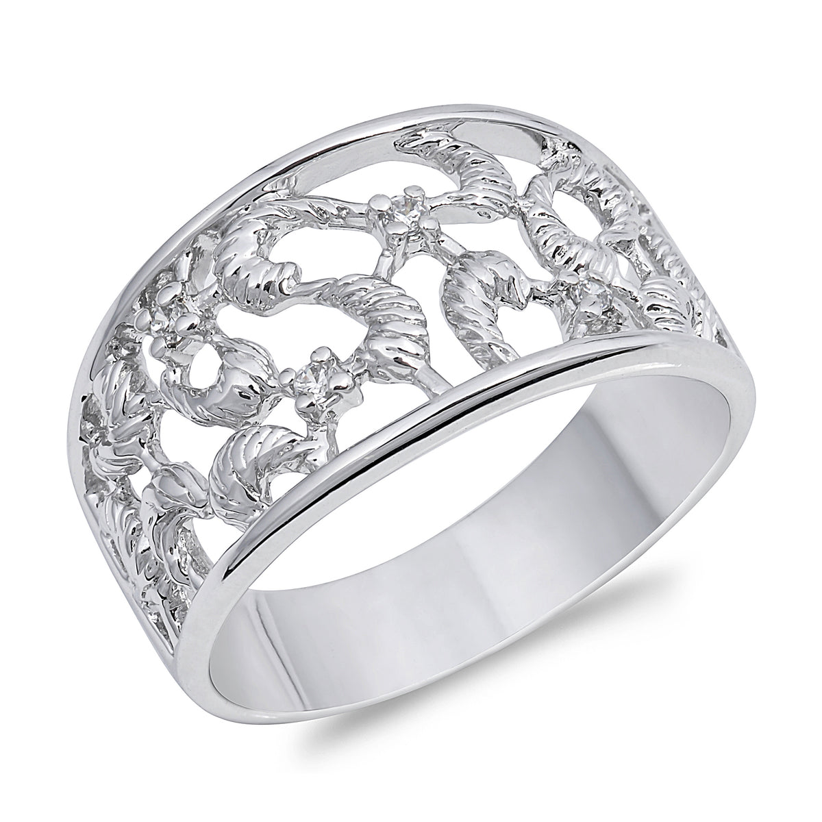 Silver CZ Ring