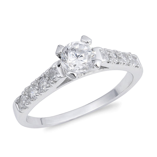 Silver CZ Ring