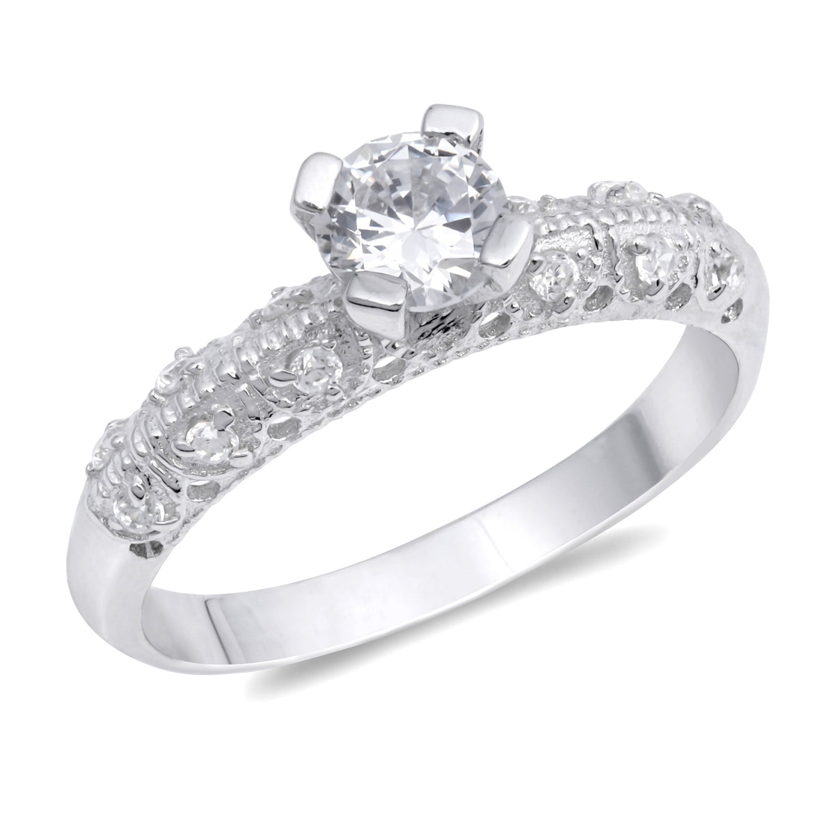 Silver CZ Ring