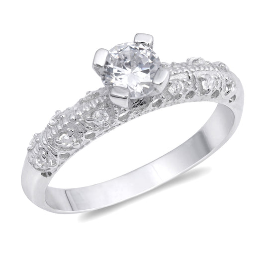 Silver CZ Ring