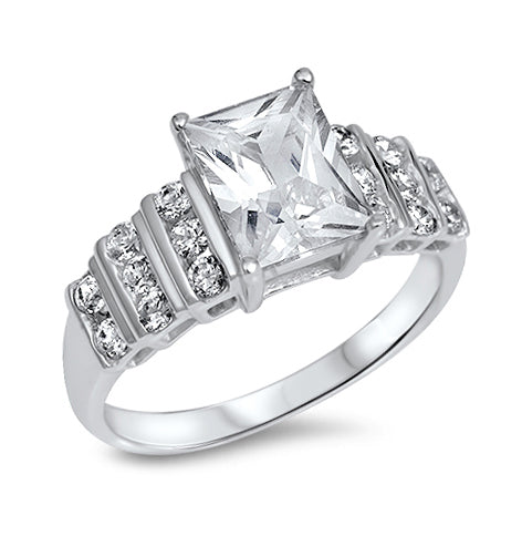 Silver CZ Ring