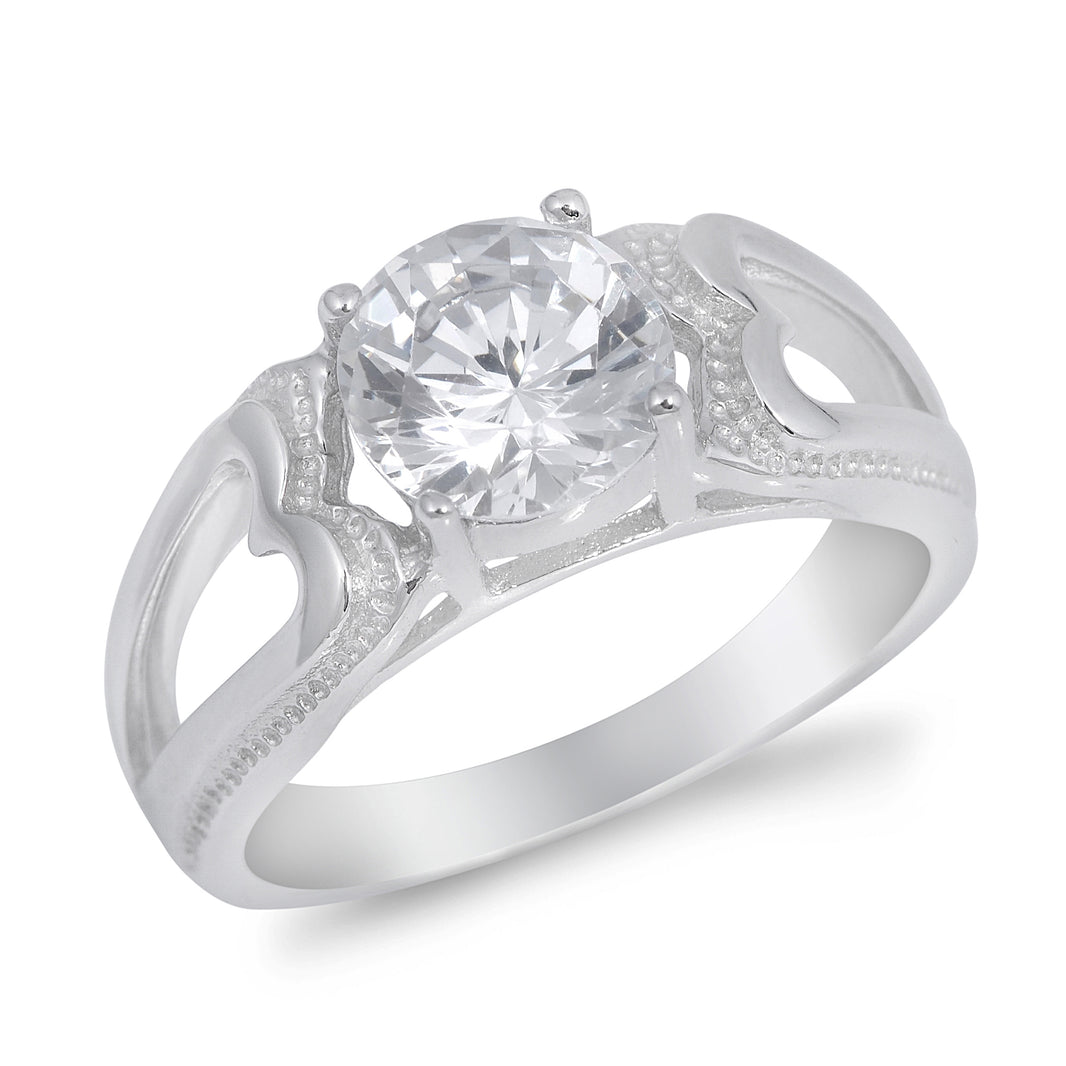 Silver CZ Ring