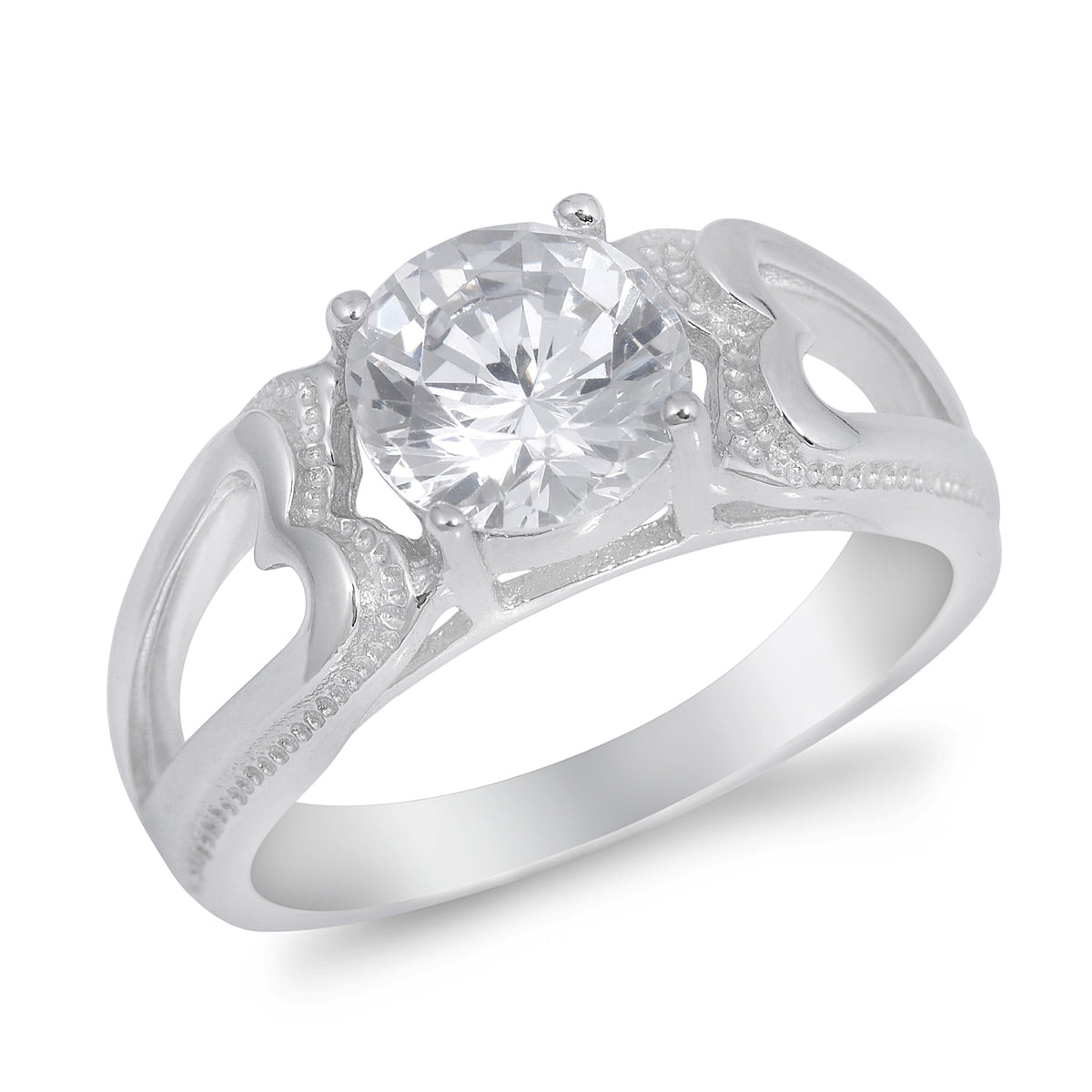 Silver CZ Ring