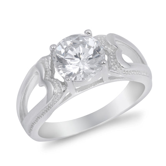 Silver CZ Ring