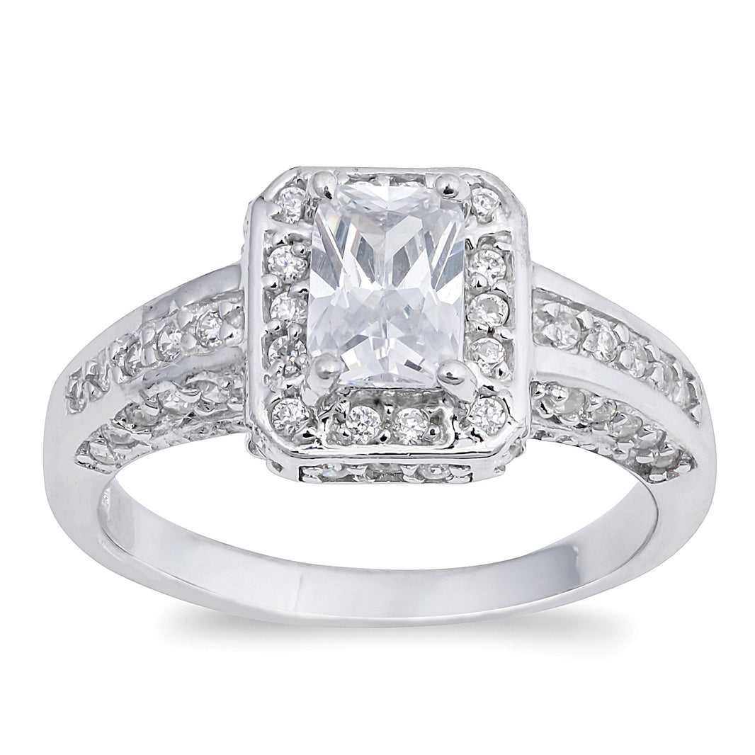 Silver CZ Ring