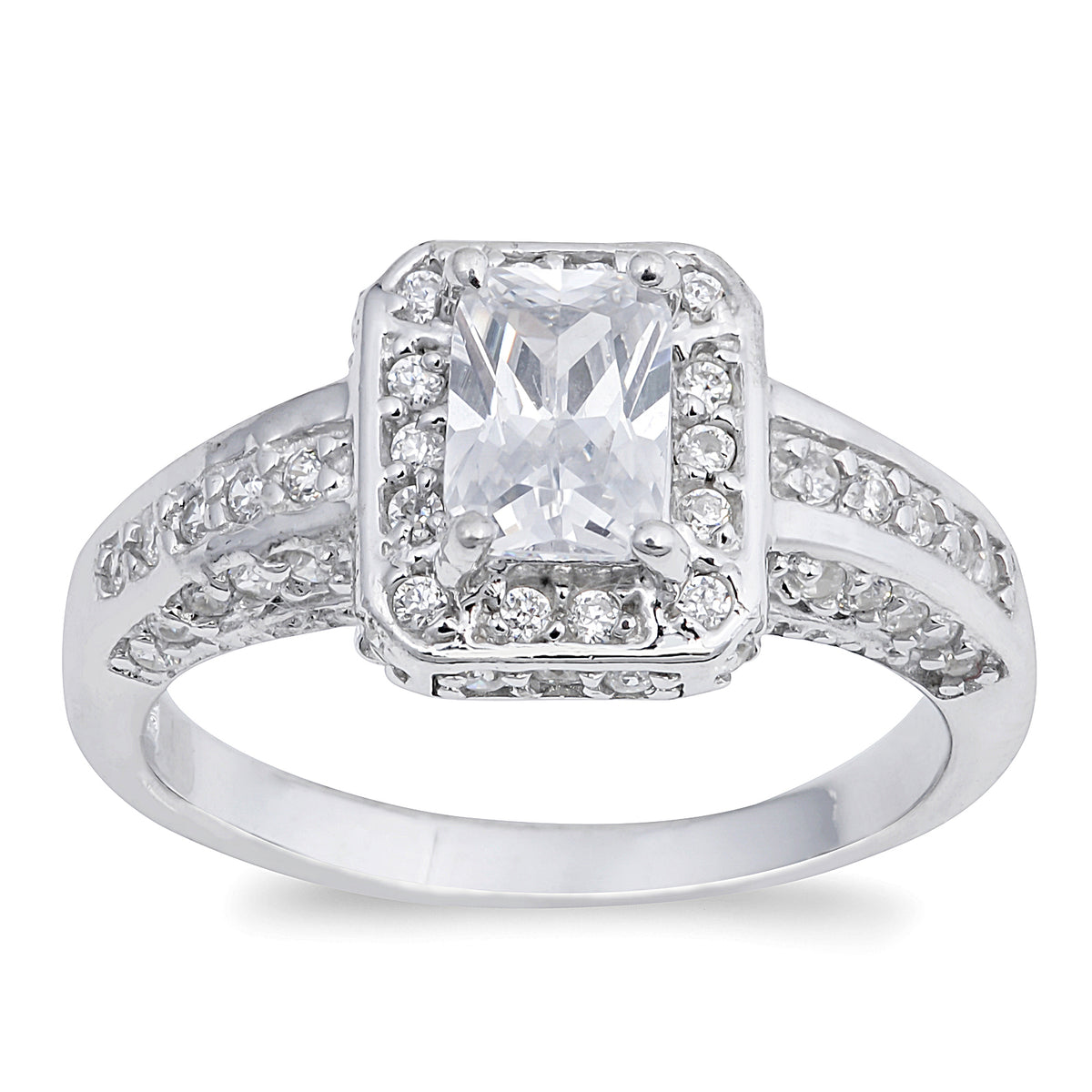 Silver CZ Ring