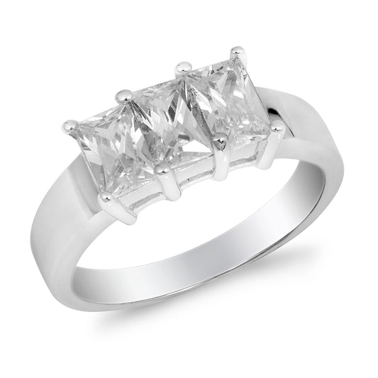 Silver CZ Ring