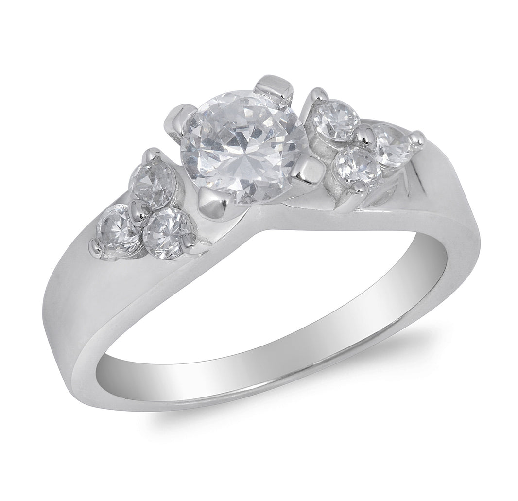 Silver CZ Ring