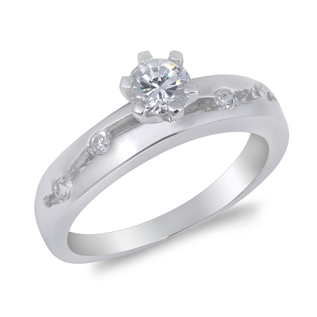 Silver CZ Ring